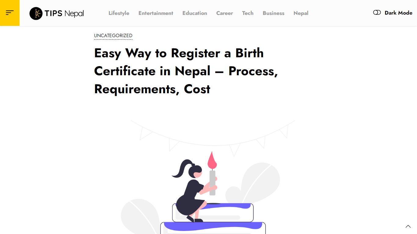 Easy Way to Register a Birth Certificate in Nepal - Process ...