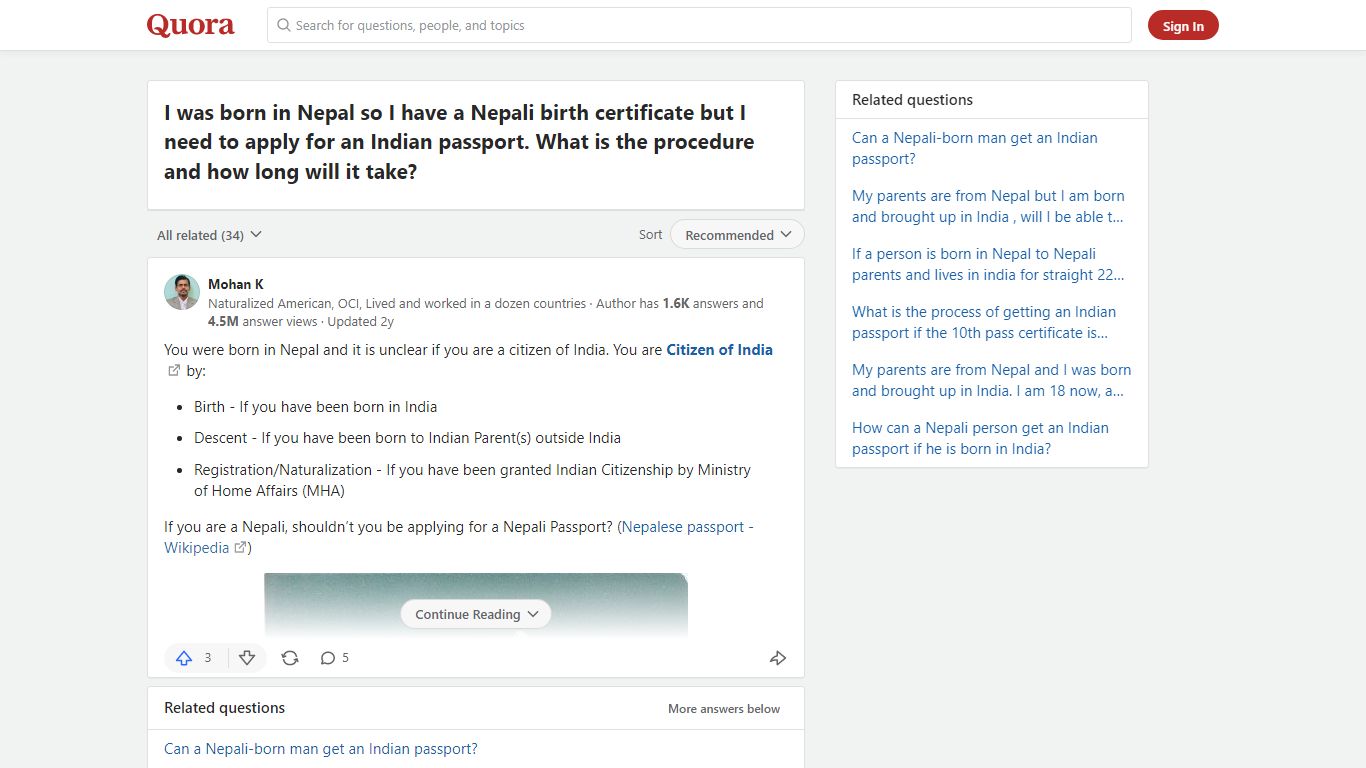 I was born in Nepal so I have a Nepali birth certificate but I ... - Quora